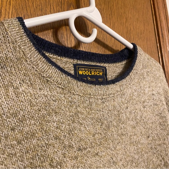 Men's XL Tall Woolrich Wool Nylon Mix Knit Sweater - Picture 6 of 12